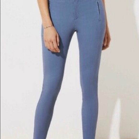 Jumpsuits | Loft Sateen Skinny Pants 